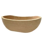 Guangdong Guangzhou manufacture wholesale cheap cream custom sizes bathtub Italian limestone luxury modern bath tub