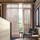 soft sheer jacquard hanas blinds for tea room