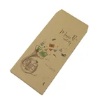 Retro Style Crafts Shape Print Gift Wedding Concert Card Cheap Custom Printing Logo Paper Envelopes