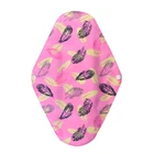 Washable Charcoal Bamboo Menstrual Pad Reusable Cloth Sanitary Napkins