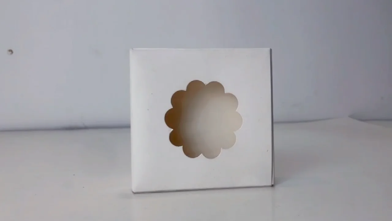 custom luxury white cardboard paper box for skincare cosmetics