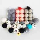 Trade Friendsheep Organic Eco Wool Dryer Balls - Panda Pack - Handmade Fair Trade No Lint - Pack Of 6