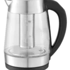HHB1703DT 1.7L glasss tea filter digital temperature setting keep warm color changing Electric Water Kettle