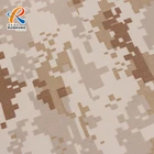65% Polyester 35% Cotton Multicam Camouflage Printed Ripstop Fabric
