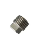 4 Npt Plug Good Sale 150 PSI 1/8 To 4 SS304 Female Npt Bsp Head Square/round/hex Plug Stainless Steel Pipe Fitting