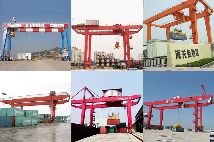 RMG 50 Ton Port Mobile Rail Mounted Container Gantry Crane Price