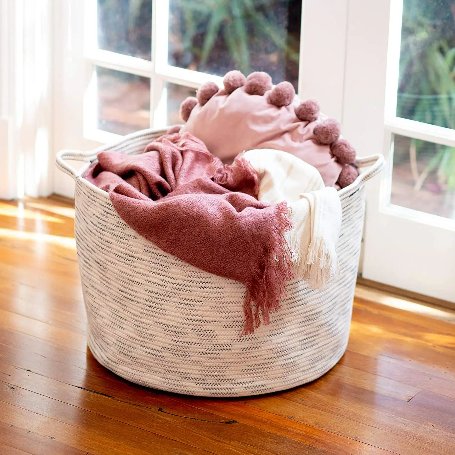 storage basket for laundry hamper,blankets,nursery bin,baby toys