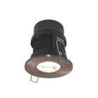 アンティーク真鍮調光可能な 8 ワット IP65 凹型 Cob Led ダウンライト天井防火ダウンライト
