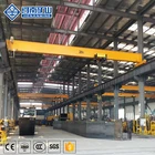 Side hang workshop lifting 15ton 10t 5 tons 3 ton capacity Single Monorail Overhead Crane Bridge With Wire Rope Hoist