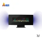 cheap wall mounted fireplace electric TV stand decorative electric fireplace