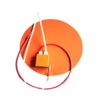Diameter 400*1.5mm 110V 800W silicone rubber heater with digital thermostat