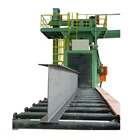 Q69 steel sheet shot blasting machine, steel rust removing surface cleaning equipment
