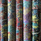 Lot Printed Polyester High Quality New Hot Sale Stock Lot Or Accept CustomSatin Print Lggage Polyester Fabric