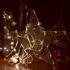 New Street Decoration Fairy String battery operated Christmas Light Led Copper Wire tube String Light