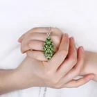 Luxury custom Natural Chrome Diopside sterling silver ring women Peridot stone rings