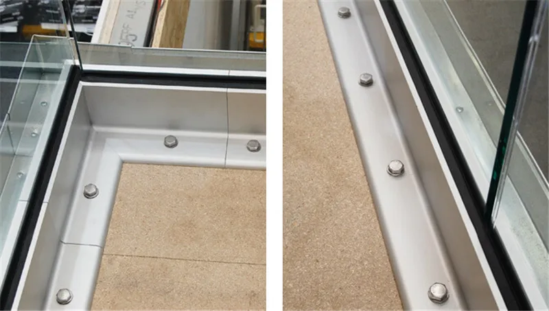 Indoor Top Mounted Glass Railing With Stainless Handrail For Shopping Center