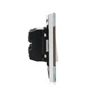 Electric Electric Switch Wall South American Acrylic Panel 2 Gang 1 Way Electric Wall Switch 15Amp 72*118mm