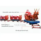 Fairground Attraction Carousel Amusement Park Small Electric Christmas Kids Santa Track Train Ride For Sale