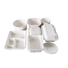 Zhuangjia Eco-friendly Biodegradable Disposable Bagasse Dinnerware Set for restaurant