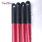 Retractable powder coated iron broom stick