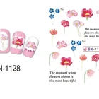 Nail Stickers Flowers Valentines Day 28 Designs 3d Nail Stickers And Decals Roses Flowers