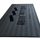 Hot Selling Custom PP Tire Pattern Outdoor Promotion PVC Back Carpet Mat for Commercial