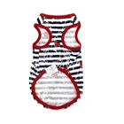 Stripe summer dog concise T-shirt pet clothes,Fashionable dog T-shirt