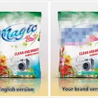OEM 30gram-50KG Detergent Powder Cleaner Household Washing Powder Detergente en polvo