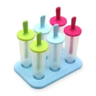 Ice Cream Stick Benhaida Food Grade Repeat Use Classical DIY Ice Cream Stick Mould Plastic Popsicle Mold