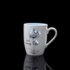 New tableware Beautiful flower ceramic tea cup dinnerware restaurant ceramic coffee mugs