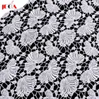 2019 Fashion customized water soluble lace white fabric for dress