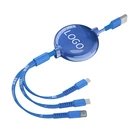 Usb 150cm Fast Charge Mulit Retractable USB Charging Cable Micro Usb Type C And For Iphone 3 In 1 USB Cable