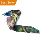 Trendy Designer Scarf Styles Custom Printed Manufacturing Silk Scarves