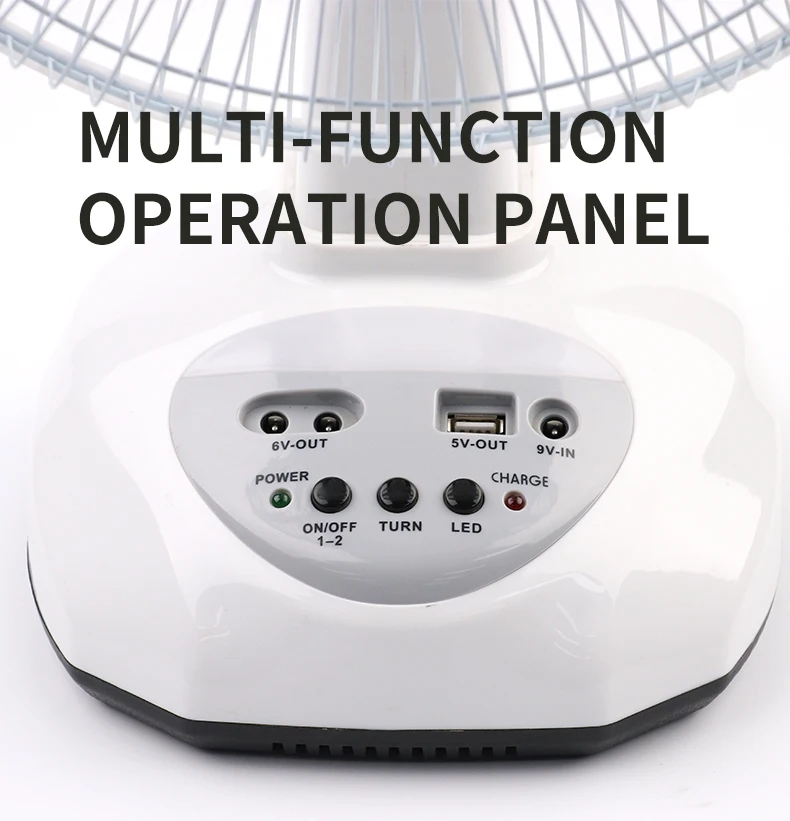Charging Table Portable Fan, Solar, 6v, 8w - detail 30