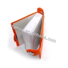 special non-phthalates and lead free custom 3D soft PVC mini promotional notebook keychain