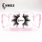 Eyelashes Brown Dramatic Fluffy Whispy Mink Eyelashes Colored Dark Brown Lashes
