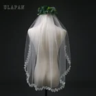 Custom Made Cheap Wedding Accessory Bridal Veils Lace Short Tail High Quality