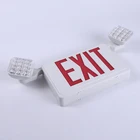 2019 newest America Standard battery back up exit sign LED twin head emergency light