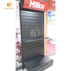 Retail display table Corrugated shelf Printed Cardboard Supermarket Tray pop up display stand with LED light