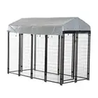 Best Popular Wholesale Large Modular Outdoor Welded Wire Mesh Dog Kennel Fence Panel Dog Kennel Designs For Sale