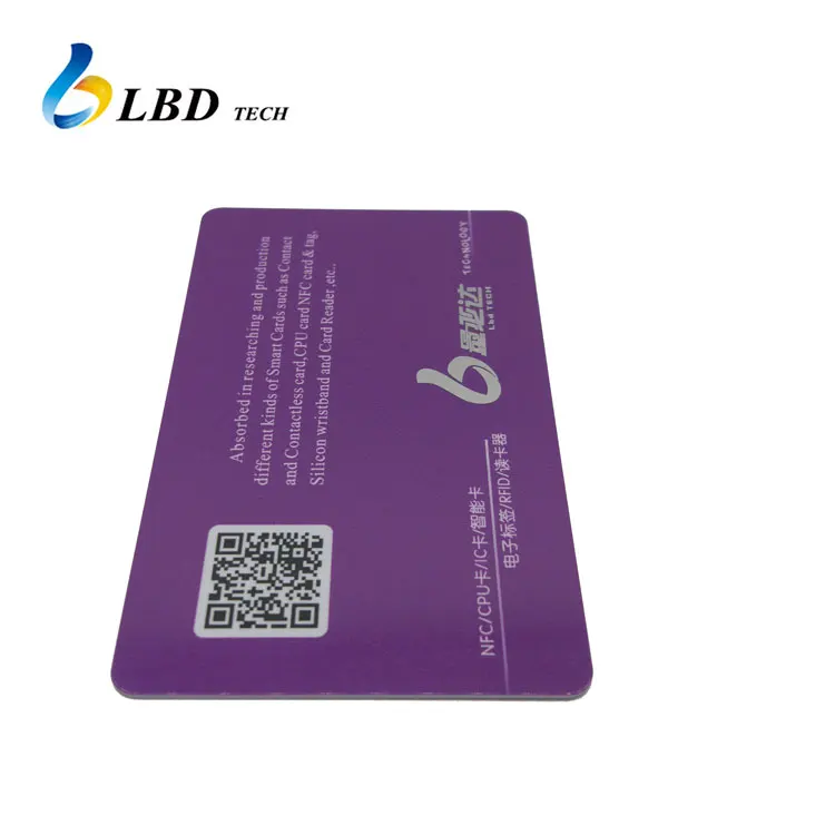qr code custom rfid nfc membership card for loyalty management