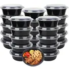 Disposable Microwave Food Container Round Plastic Bowl