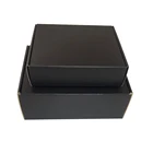 Black Kraft Corrugated Paper Packaging Mailer Postal Small Shipping Box