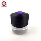 perfect sewing thread raw black high-tenacity polyester