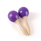 Fashion gift for baby/children hot sale chinese hand drawing wood material egg maracas for children