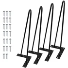 Metal Steel Cheap Furniture Coffee Dining Table Hairpin Leg