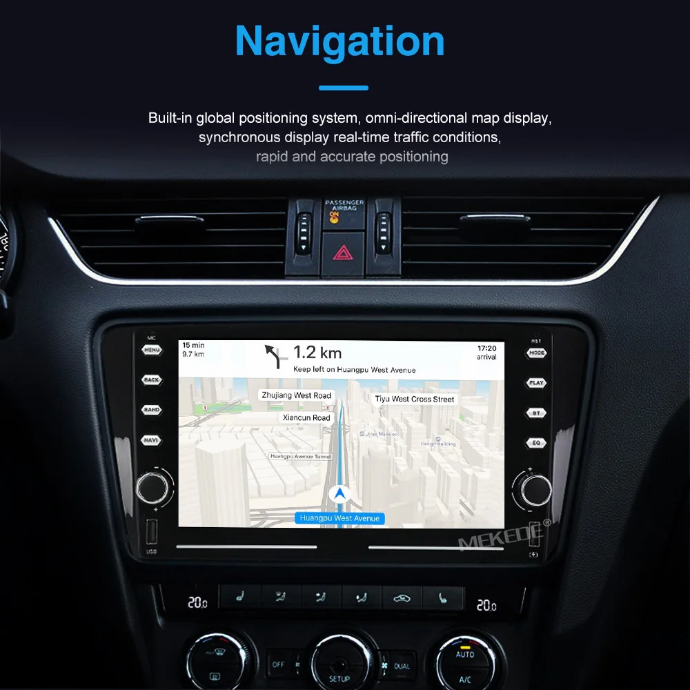 D Series Android Ips 2 5d Dsp 4g Lte Carplay Car Navigation Player For