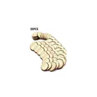 50pcs Country Unfinished Natural Tree Bark styling wood slices for craft