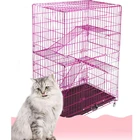 Household Three-layer Pet House Four-layer Foldable Cat Cage