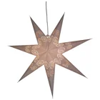 Christmas New Year Decorations Stereo Paper Heptagonal Star Hanging Bar Top Hanging Decoration Star Lightshade